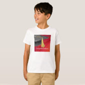 Gefeliciteerd, Afstuderen zwart en rood T-shirt (Voorkant volledig)