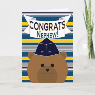 Gefeliciteerd - Air Force Officer / neef Kaart