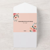 Gefeliciteerd! All In One Uitnodiging (Buitenkant)