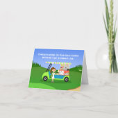 Gefeliciteerd als drankkarmedewerker op de golfbaa kaart (Voorkant)