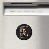 GEFELICITEERD AMERIKA/ ROUND MAGNEET (Insitu (Vaatwasser))