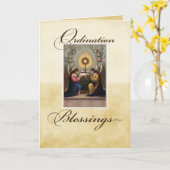 Gefeliciteerd, Angels bij Altar Kaart (Gele Bloem)