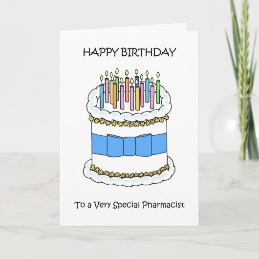 Gefeliciteerd apotheker kaart (Voorkant)