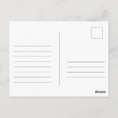 Gefeliciteerd Aquarel Afgestudeerde Meisje Bloemen Briefkaart (Achterkant)