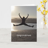 Gefeliciteerd Art Kaart (Gele Bloem)