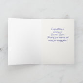 Gefeliciteerd Associate degree afstudeerkaart Kaart (Binnen)