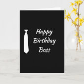 GEFELICITEERD BAAS MET JE VERJAARDAG KAART (Gele Bloem)
