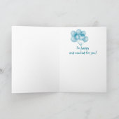 Gefeliciteerd, Baby BOY FunTeddy Beer Balloons Kaart (Binnen)