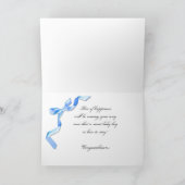 Gefeliciteerd - Baby Boy Kaart (Binnen)