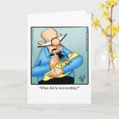 Gefeliciteerd Baby Boy Kaart "Spectickles" (Gele Bloem)