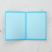 Gefeliciteerd Baby Boy regenboogkaart Kaart (Binnen)