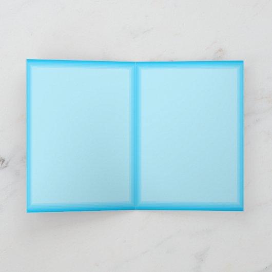 Gefeliciteerd Baby Boy regenboogkaart Kaart (Binnen)