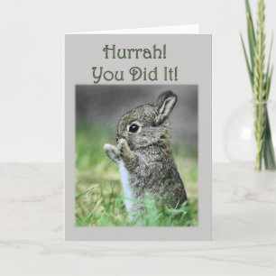Gefeliciteerd Baby Bunny Kaart