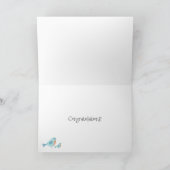 Gefeliciteerd baby Een vogeltje vertelde me dat Kaart (Binnen)