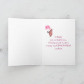 Gefeliciteerd, Baby Girl FunTeddy Beer Balloon Kaart (Binnen)