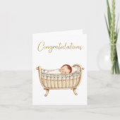Gefeliciteerd Baby Kaart (Voorkant)