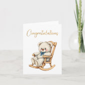 Gefeliciteerd Baby Kaart (Voorkant)