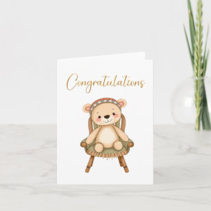 Gefeliciteerd Baby Kaart