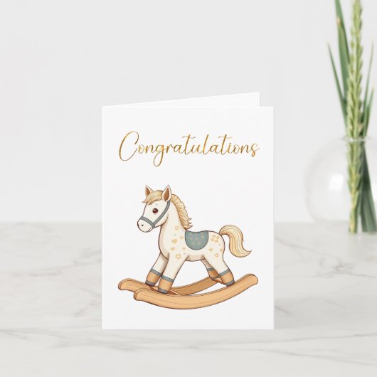 Gefeliciteerd Baby Kaart (Voorkant)