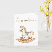 Gefeliciteerd Baby Kaart (Gele Bloem)