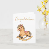 Gefeliciteerd Baby Kaart (Gele Bloem)