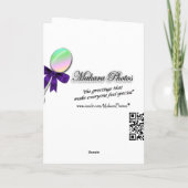 Gefeliciteerd Baby Kaart- aanpassen Kaart (Achterkant)