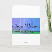 Gefeliciteerd baby meisje kaart (Achterkant)