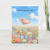 Gefeliciteerd Baby Meisje Kaart (Voorkant)