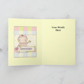 Gefeliciteerd baby postzegel kaart (Binnen)