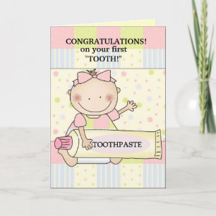 Gefeliciteerd baby postzegel kaart