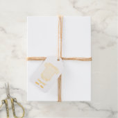 Gefeliciteerd! (baby showers doek) cadeaulabels (Met Koord)