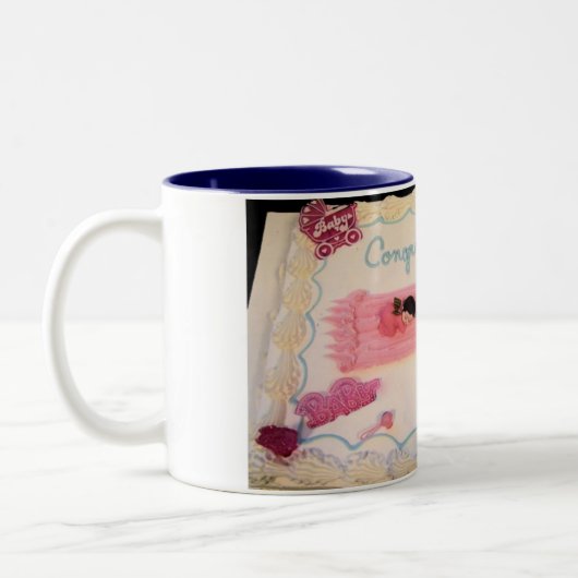 Gefeliciteerd, Baby! Tweekleurige Koffiemok (Links)