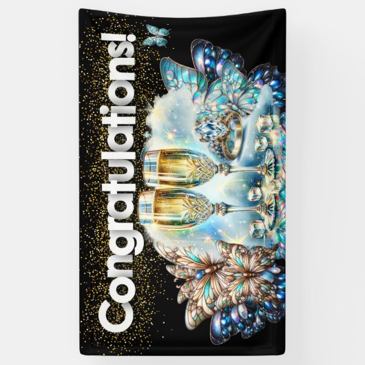 GEFELICITEERD BANNER (Verticaal)