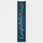 Gefeliciteerd Banner (Verticaal)