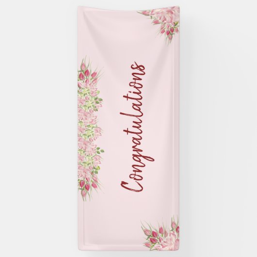 Gefeliciteerd Banner (Verticaal)