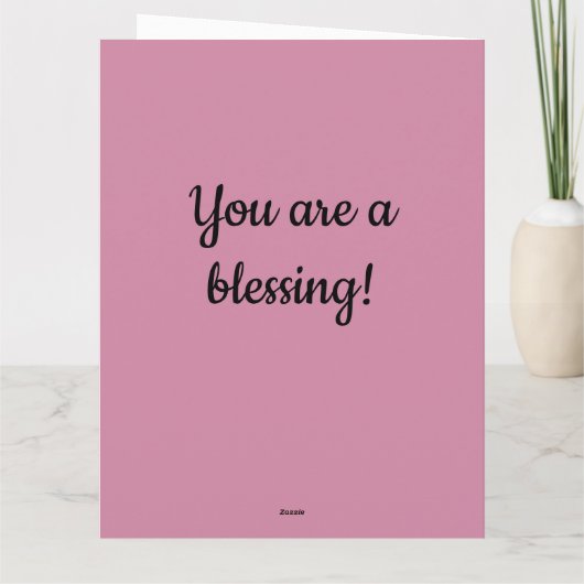 Gefeliciteerd Barbara Kaart (Achterkant)