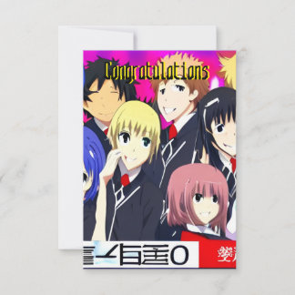 Gefeliciteerd Bedankkaart