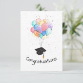 Gefeliciteerd Bedankkaart (Staand voorkant)