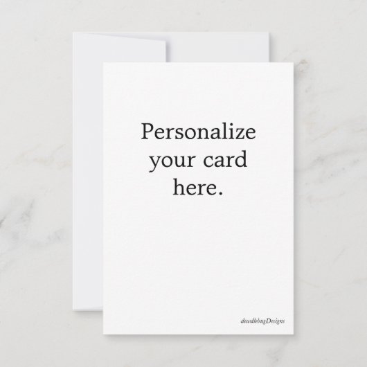 Gefeliciteerd Bedankkaart (Achterkant)