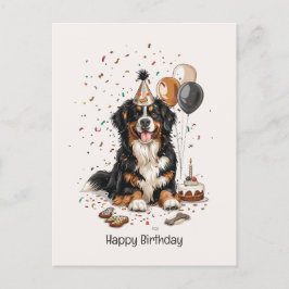 Gefeliciteerd Berner Sennenhond Briefkaart