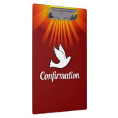 Gefeliciteerd, Bevestigingsdove met Gold/Red Klembord (Rechts)