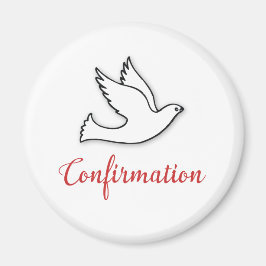 Gefeliciteerd, Bevestigingsdove met Gold, Red Magneet