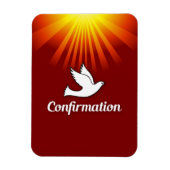 Gefeliciteerd, Bevestigingsdove met Gold/Red Magneet (Verticaal)