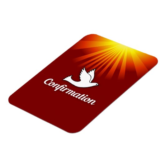 Gefeliciteerd, Bevestigingsdove met Gold/Red Magneet (Linkerzijde)