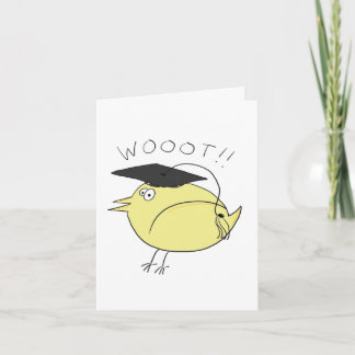 Gefeliciteerd, Birdie Afstuderen Card! Kaart