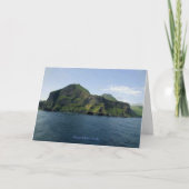 Gefeliciteerd Birthday Bedankt Akutan Island Alask Kaart (Voorkant)