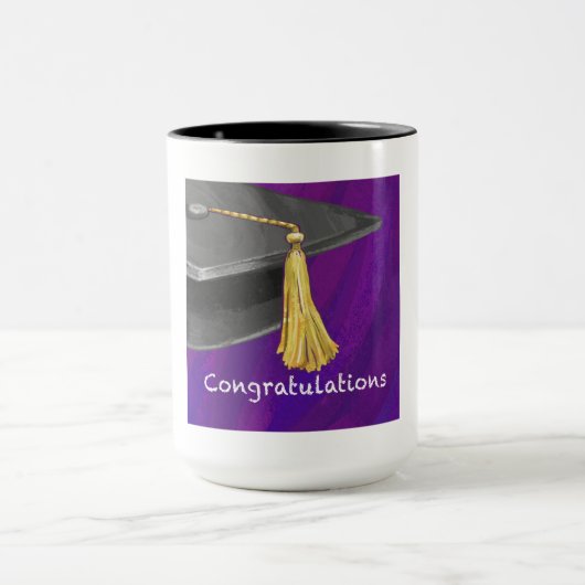 Gefeliciteerd, Black en Paars Mok (Midden)