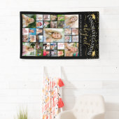 Gefeliciteerd Black Gold 31 Photo Collage Script Spandoek (Insitu)