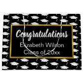 Gefeliciteerd Black White Gold Class uit 2023 Groot Cadeauzakje (Voorkant)