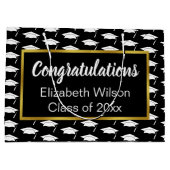 Gefeliciteerd Black White Gold Class uit 2023 Groot Cadeauzakje (Achterkant)